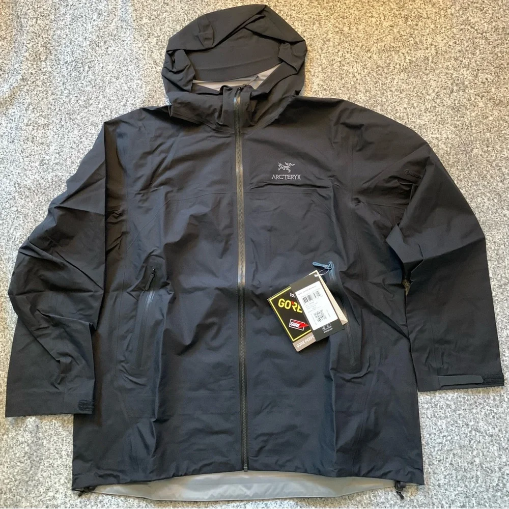 BNWT Arc'teryx Womens Beta Jacket - SIZE XL - Gore-Tex - BLACK Outerwear Coat - Picture 1 of 7